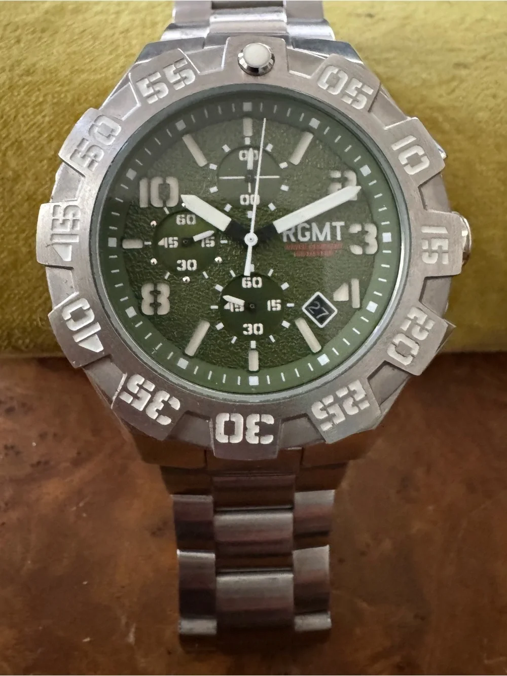 RGMT Tactical Green Chronograph Watch